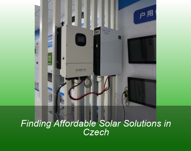 Finding Affordable Solar Solutions in Czech